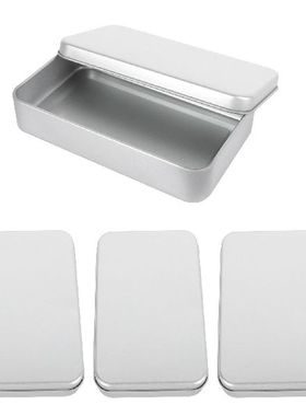 Tins Holder Case Container Storage Binder Silver Hard