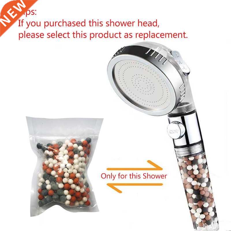 ZhangJi 3 Modes Adjustable High Pressure Shower Head Tourmal