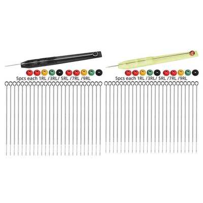 Hand Poke Stick Eyebrow Tattoo Pen Kit 1R 3R 5R 7R 9R Tattoo