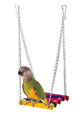 Swing Pet Bird Toy Parrot Cage Toys Cages Parakeet