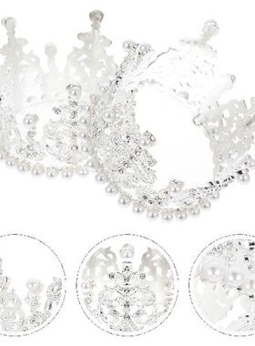 Crown Cake Topper Tiara Princess Decoration Birthday Mini