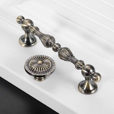 1pc Antique Bronze Furniture Handle Round Knob Classical