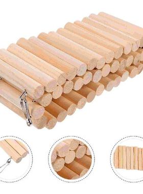 Bridge Ladderwooden Hamster Bendable Climbing Bendy Small