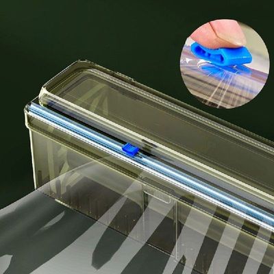 Plastic Cling Film Refillable Box with Slide Cutter Food