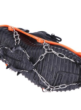 1 Pair 11 Teeth Steel Ice Gripper Spike for Shoes Anti Slip