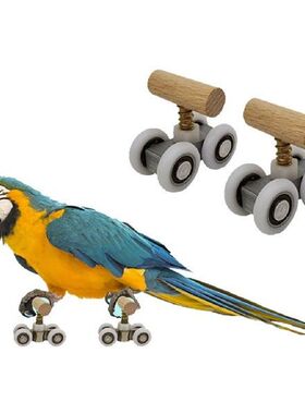 2pcs Parrot Trick Tabletop Mini Roller Ice Skates for Small