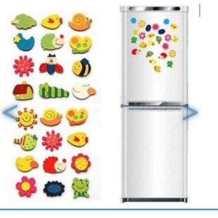 12pcs Novelty Animals Wooden Fridge Magnet Sticker Cute