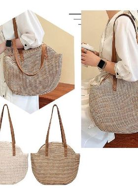 Large Capacity Handmade Woven Shoulder Bag Boho Summer