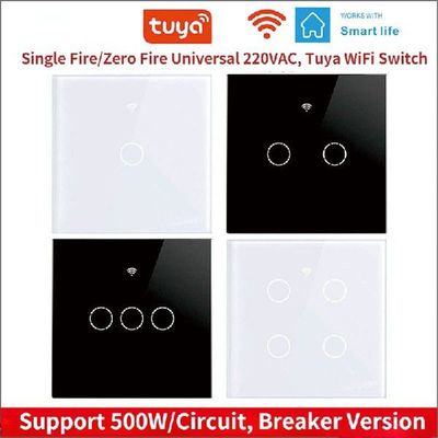 Smart Life Touch Switch 1-4 Way Sensor Switches Interruptor