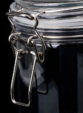 Toples Penyimpanan Atas Klip Bundar Plastik dengan Tutup