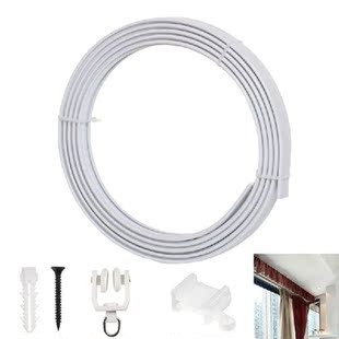 Flexible Plastic Curtain Track Runner Rail Wall Ceiling