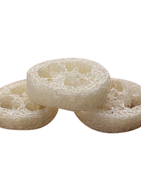 200 Pieces of 4-6 cm Diameter Loofah Slices DIY Custom Soap