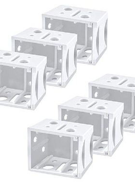 6 Pieces White Plastic Blind Mounting Bracket Window Blinds