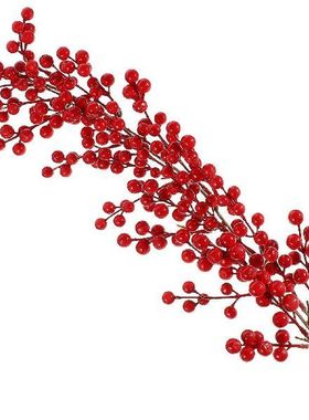 Christmas Berry Decor Berries Hanging Cone Door Artificial