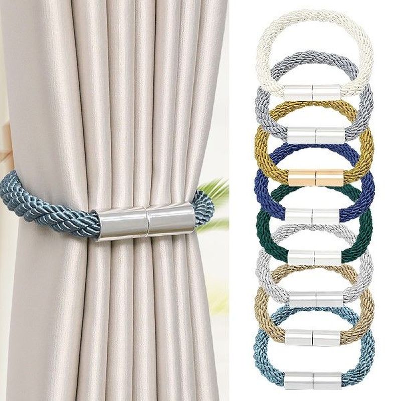 1 Pairs Fashion Pearl Magnetic Window Curtain Buckles