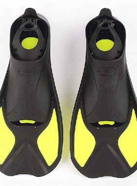 Flippers Fins Short Floating Training Swimming Adults Kids