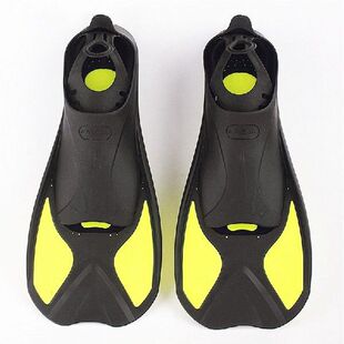 Flippers Fins Short Floating Training Swimming Adults Kids