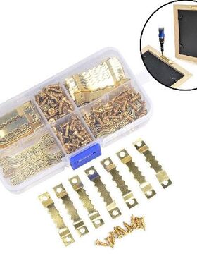 HOT SALES！！！New Arrival 300Pcs Metal Sawtooth Hook Flat