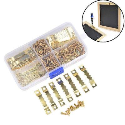 HOT SALES！！！New Arrival 300Pcs Metal Sawtooth Hook Flat