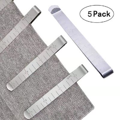 5pcs New Metal Sewing Crimping Clip Stainless Steel Hemming