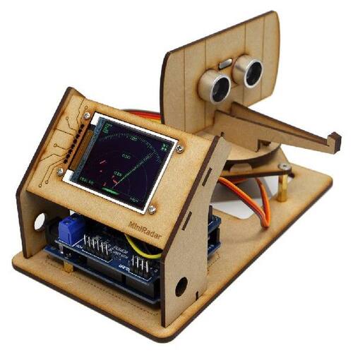 MiniRadar Ultrasonic Radar Maker Open Source Project TFT