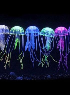 Colorful Artificial Glowing Effect Fish Tank Decoration