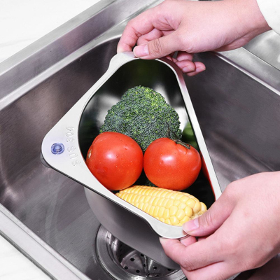 Kitchen Sink Drain Basket Fruit And Vegetable Filter 304