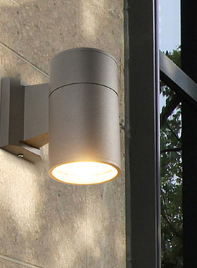 6/12W Outdoor Waterproof LED Porch Light Single Head Cylinde