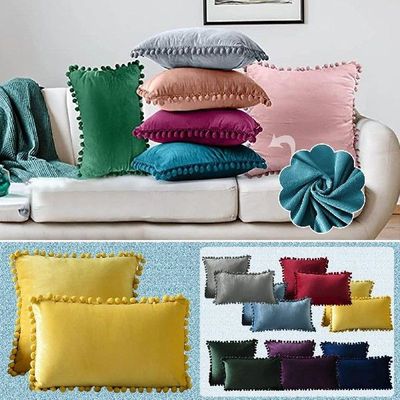 Sarung Bantal Sofa Sarung Bantal Dekoratif Beludru Sarung