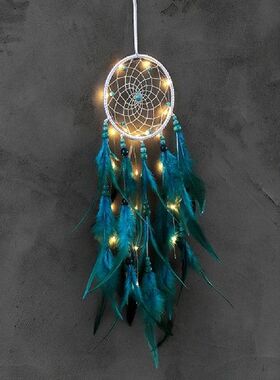 Creative Dream Catcher With Light Home Pendant Wall