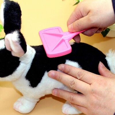 Kelinci Mandi Perlengkapan Pet Grooming Sisir Bahasa