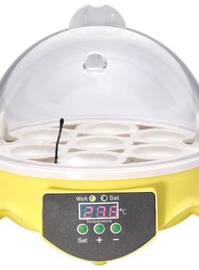 Mini 7 Egg Incubator Poultry Incubator Brooder Digital Tempe