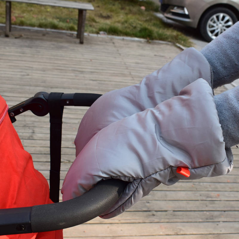 winter pram hand muff baby carriage pushchair warm fur fleec