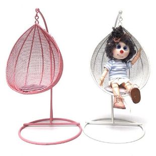 1:12 Dollhouse Miniature Furniture Swing Chair Hammock Toy