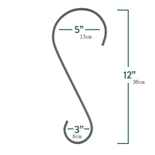 95AA Plant Pot Hanging Bracket Wall Mounted Indoor Outdoor