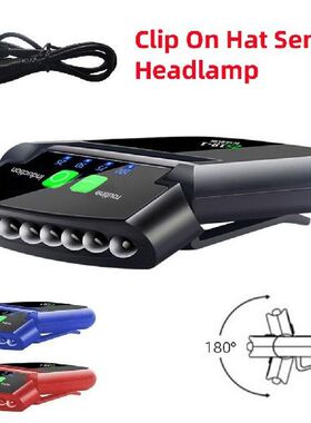 Usb Sun Visor Led Light With Battery 2 Clip Cap Light