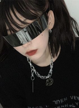 Future Warrior Rimless Sunglasses Retro Sun Glasses Punk UV