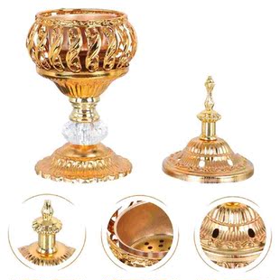 Incense Burner Holder Censer Metal Cone Arabian Stick