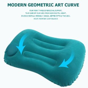 Air Inflatable Neck Pillow Press Type Travel Pillow