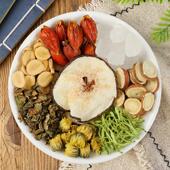 秋冬季 组合茶罗汉雪果制梨琵琶PUO茶定胖养生茶大海菊花茶