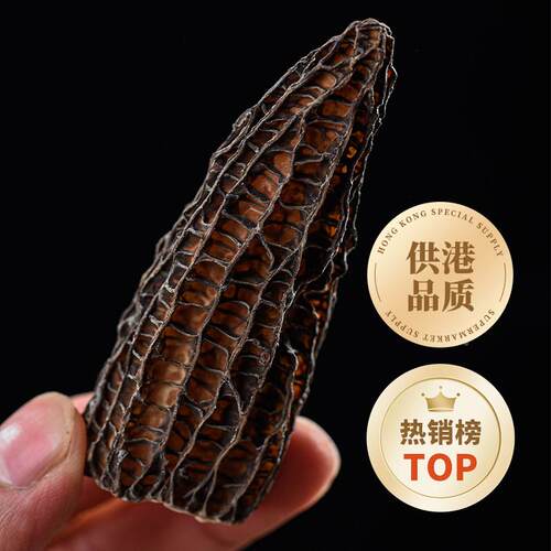 【剪柄7-8c】特级甄选羊肚菌干 菌干XMF货云南特产野生菇新鲜礼m