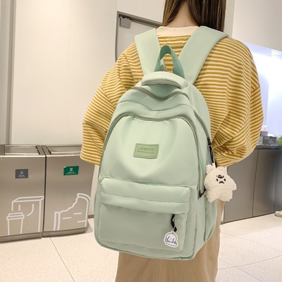 书包中学生ins高质量初中女生高中生大学生大容量学院风双肩包
