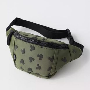 洋气胸包时尚 米奇米老鼠卡通印花腰包 斜挎零钱包 儿童包 2025新款