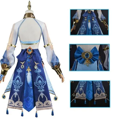 全套服装原舞娘须弥女衣服舞娘神套装西域妮露cosplay游戏蓝色cos