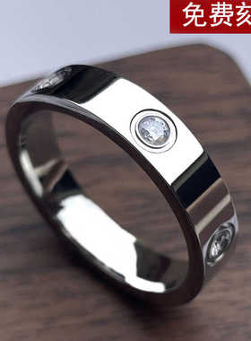 闪钻新款食指对戒时尚