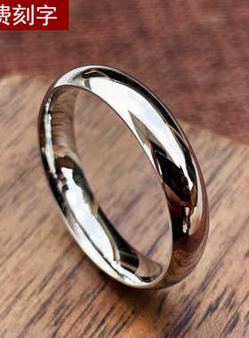 素圈小众不掉色极细指环钛钢时尚