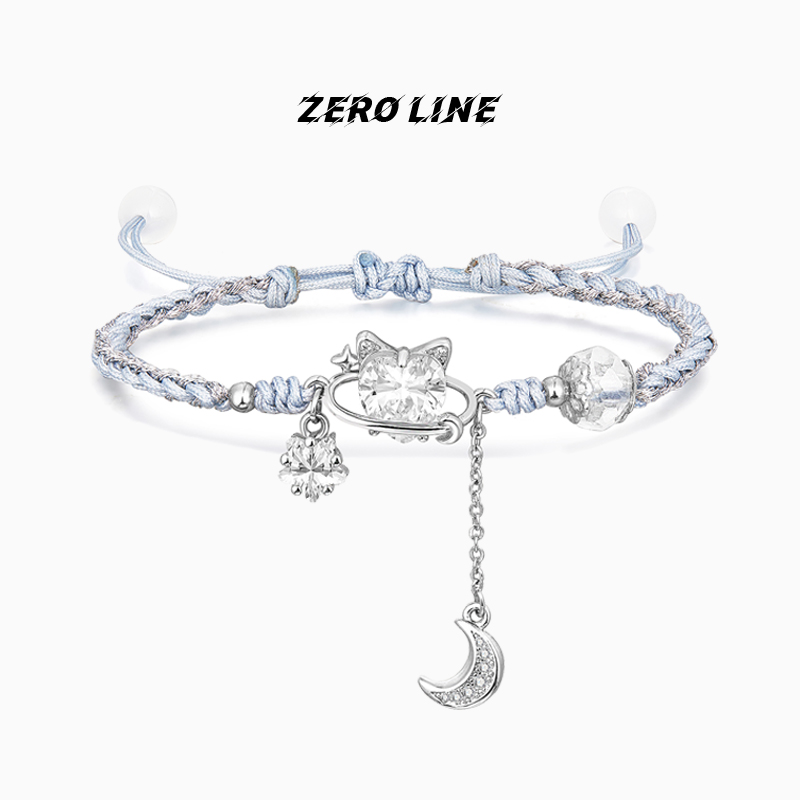 zeroline猫咪星球月牙手绳女