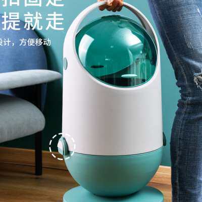 垃圾桶家用客厅创意可爱少女心有盖卧室厨房分类垃圾筒卫生间纸篓