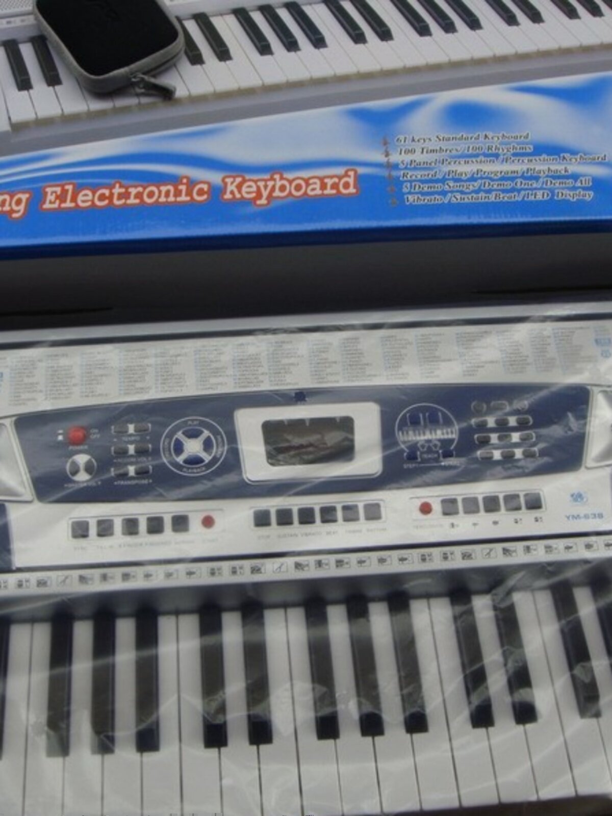 实体乐器店永美638电子琴61键永美琴儿童初学考级幼师演奏精品