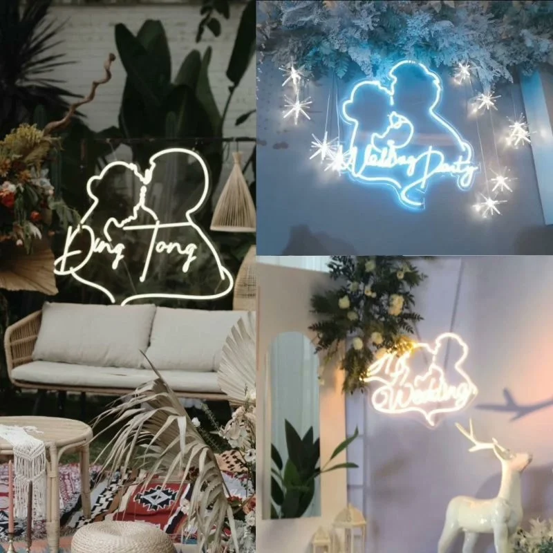 发光字定制求婚灯霓虹灯发光灯牌